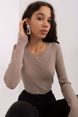 beige blouse for women, trendy & cozy, bfg fashion
