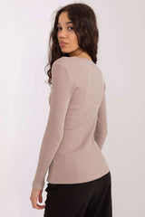 beige blouse for women, trendy & cozy, bfg fashion