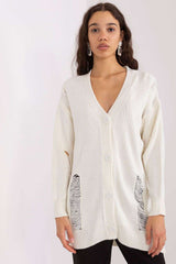 beige cardigan for women, subtle & edgy, badu fashion
