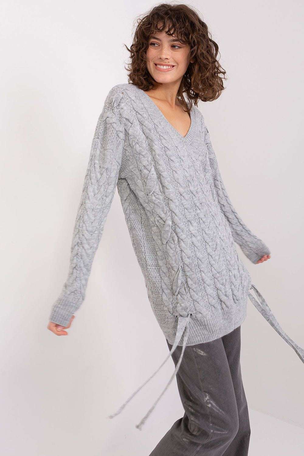 grey jumper for women, cute & breathable, badu fashion