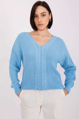 blue jumper for women, charming & bright, badu fashion