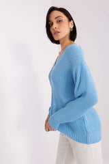 blue jumper for women, charming & bright, badu fashion