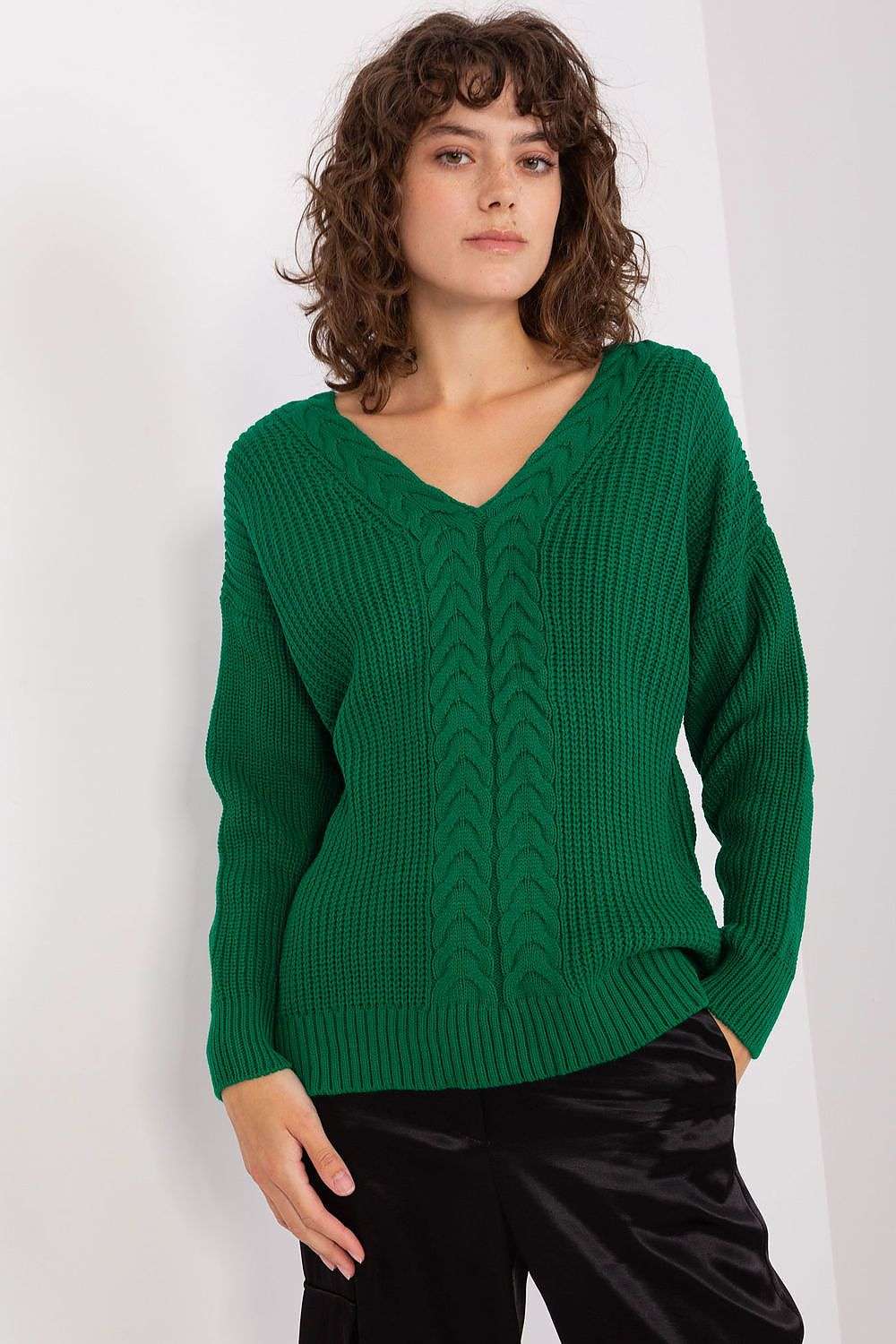 green jumper for women, elegant & feminine, badu fashion