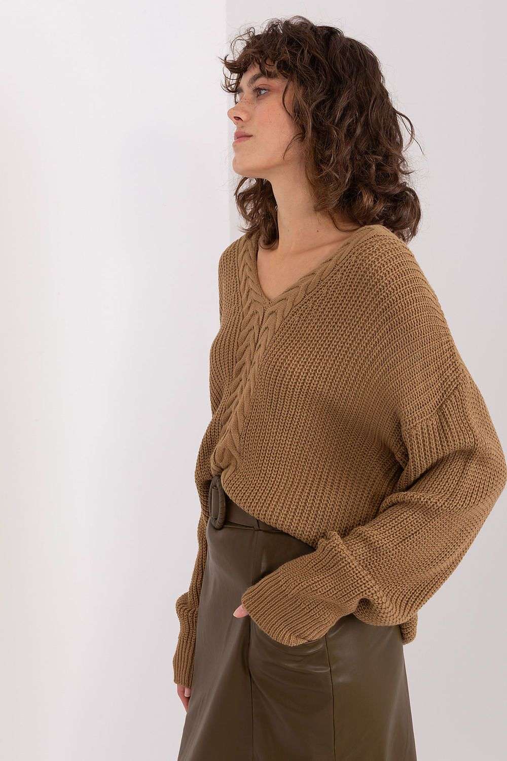 brown jumper for women, comfy & tailored, badu fashion