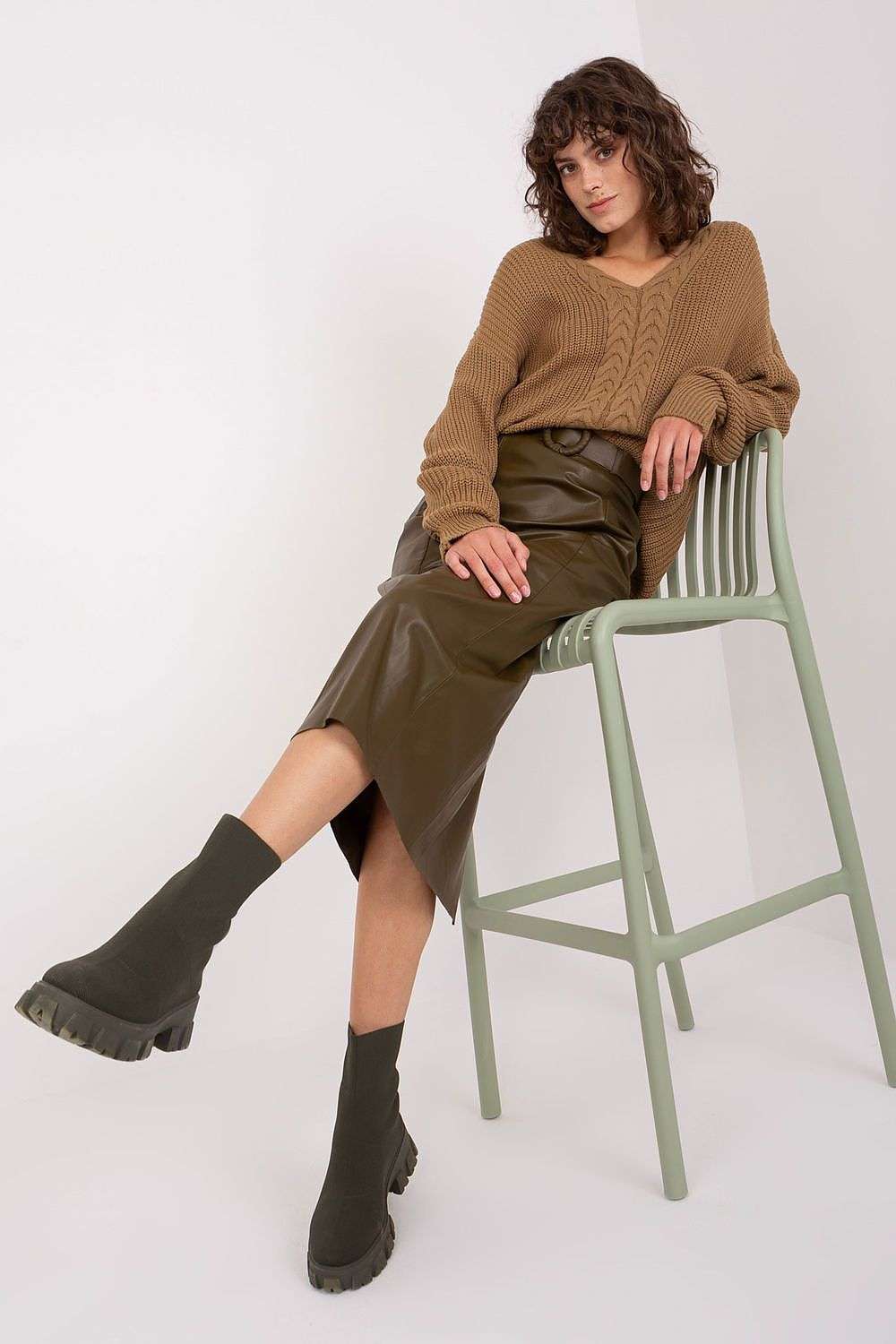 brown jumper for women, comfy & tailored, badu fashion
