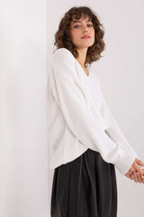 beige jumper for women, elegant & refined, badu fashion