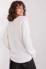 beige jumper for women, elegant & refined, badu fashion