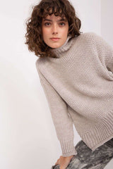 beige turtleneck for women, feminine & simple, badu fashion