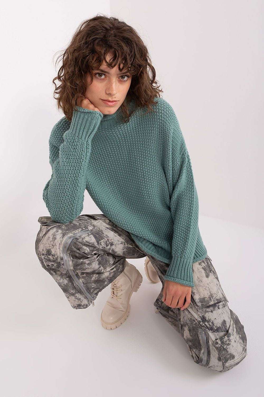 beige turtleneck for women, feminine & simple, badu fashion
