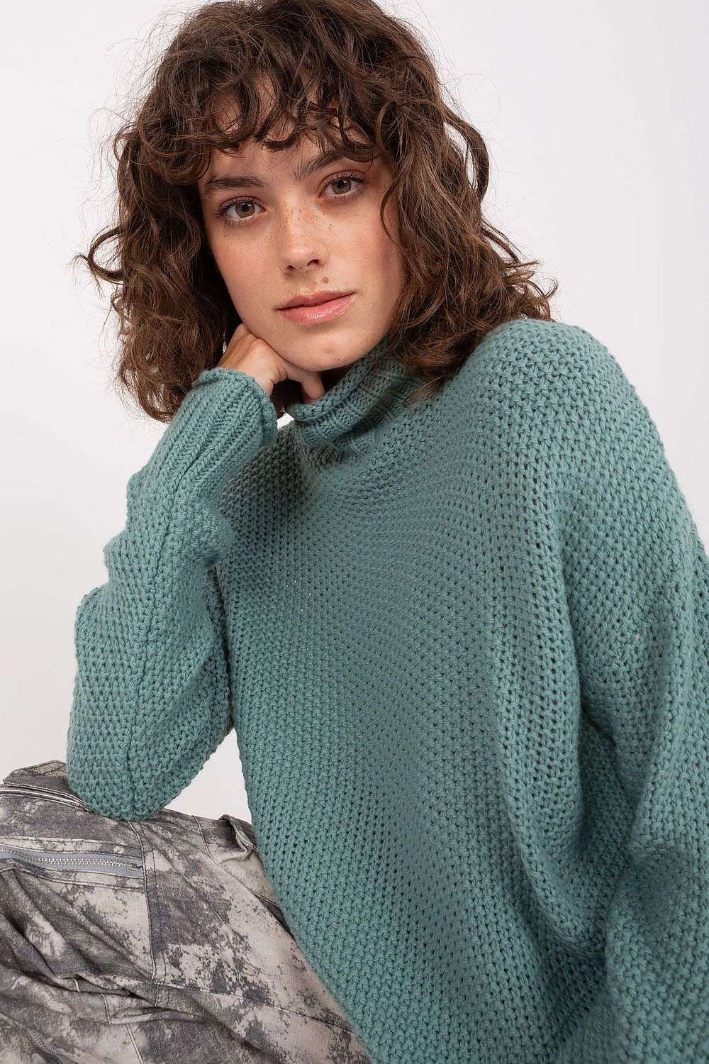 beige turtleneck for women, feminine & simple, badu fashion