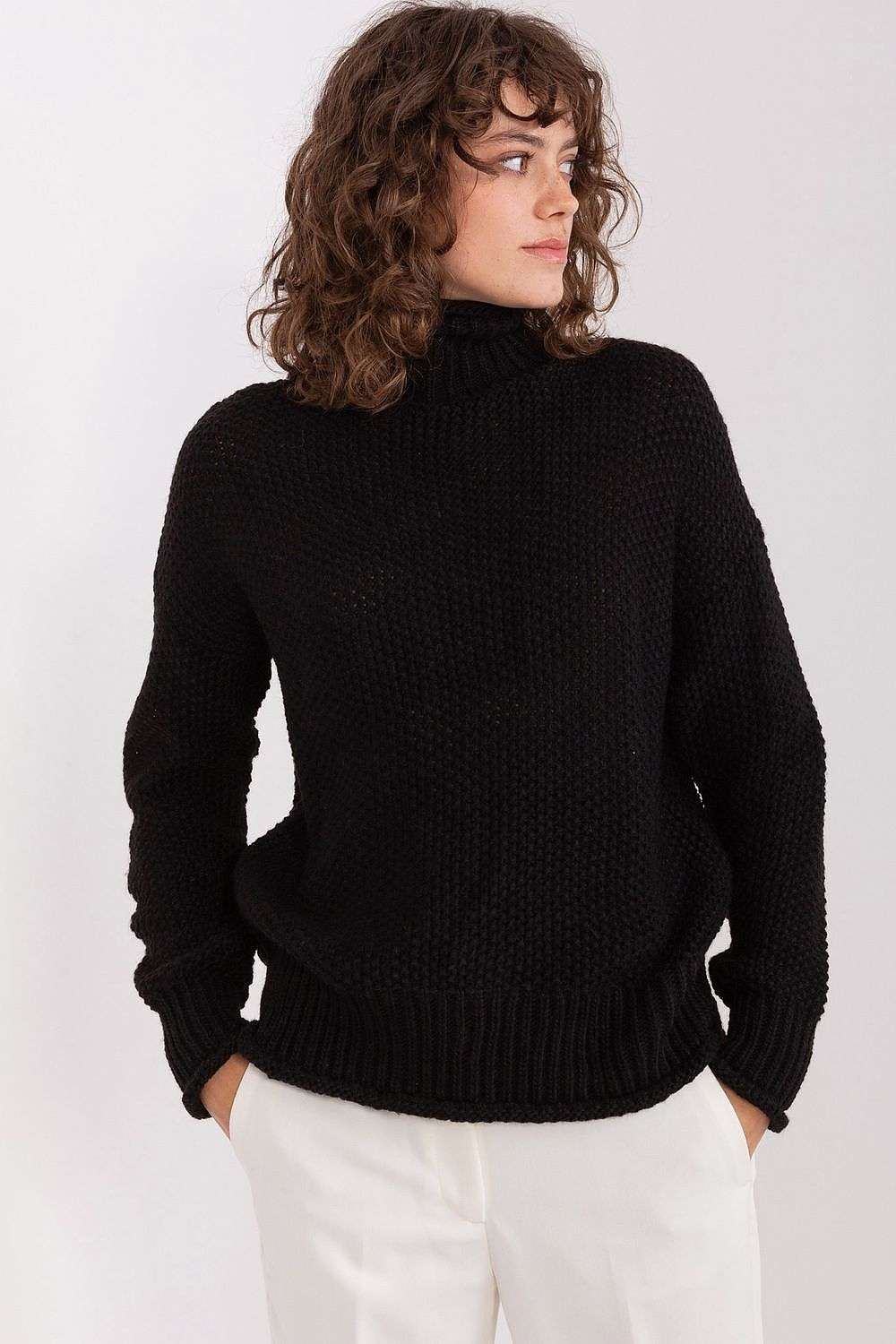 beige turtleneck for women, feminine & simple, badu fashion