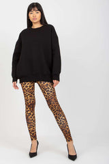 black sweatshirt for women, dainty & luxurious, relevance fashion