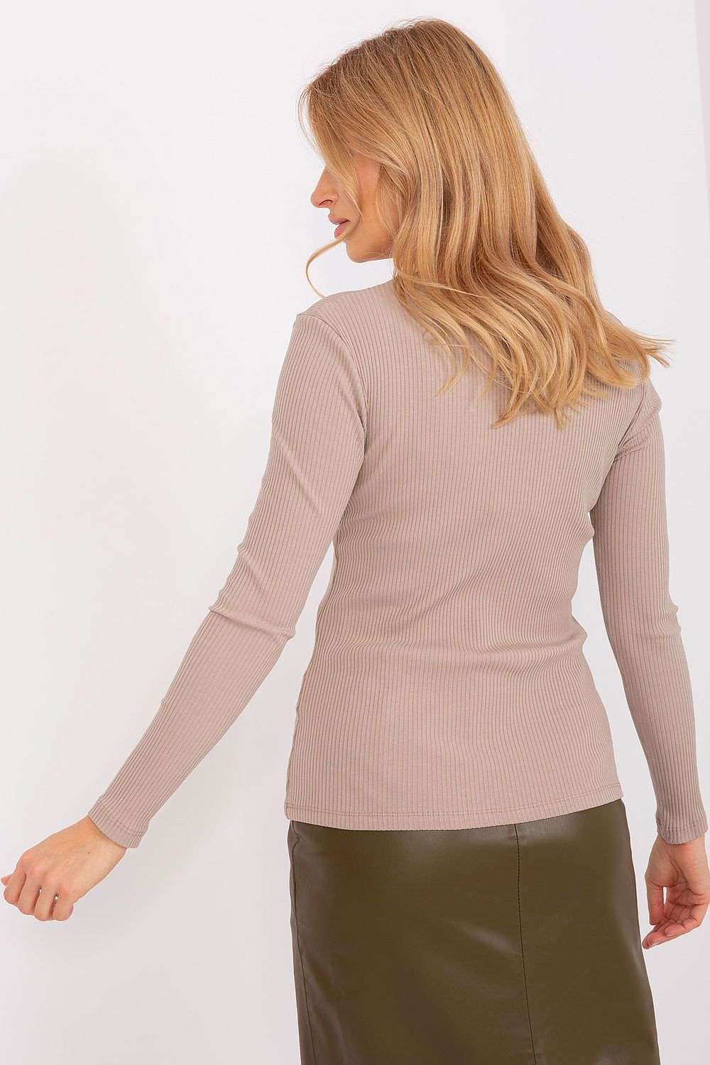beige blouse for women, graceful & rich, bfg fashion