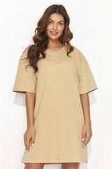 beige daydress for women, adjective pair, numinou fashion