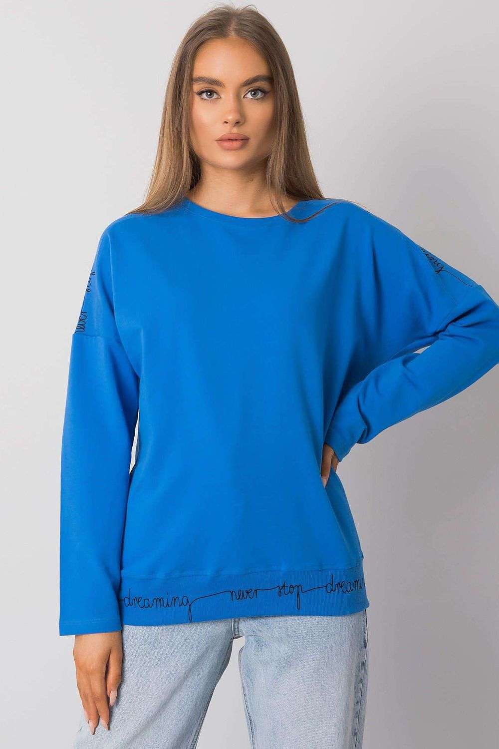 blue blouse for women, graceful & structured, relevance fashion