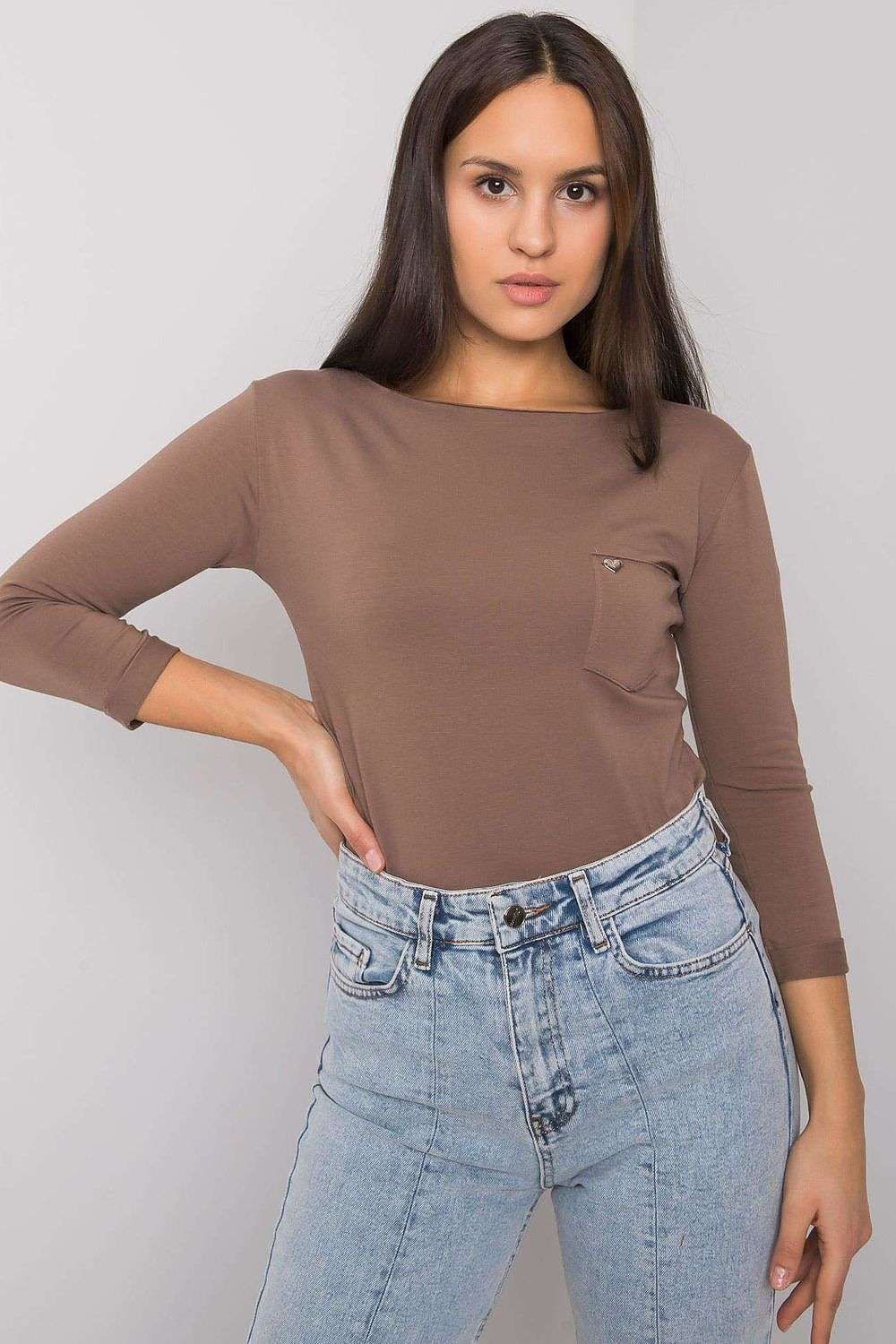 black blouse for women, delicate & fitted, bfg fashion