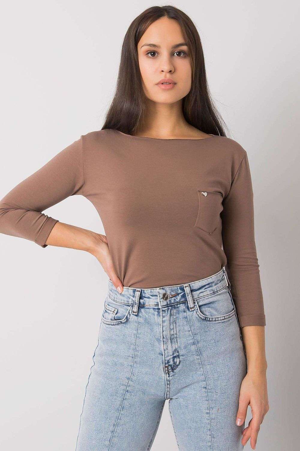 black blouse for women, delicate & fitted, bfg fashion