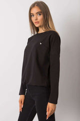 black blouse for women, relaxed & bright, bfg fashion