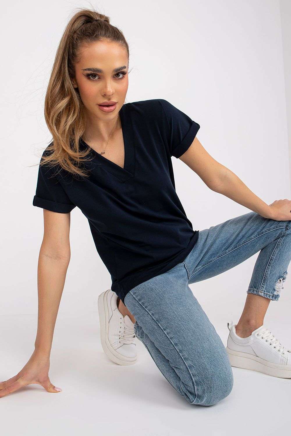 beige t-shirt for women, romantic & glamorous, bfg fashion