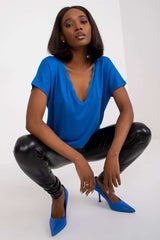 blue t-shirt for women, bold & contemporary, bfg fashion