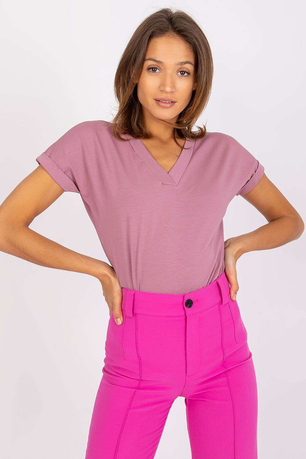 beige t-shirt for women, romantic & glamorous, bfg fashion