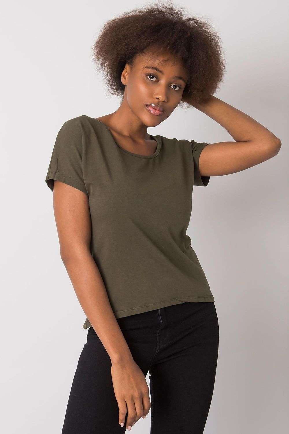 beige t-shirt for women, timeless & vibrant, bfg fashion