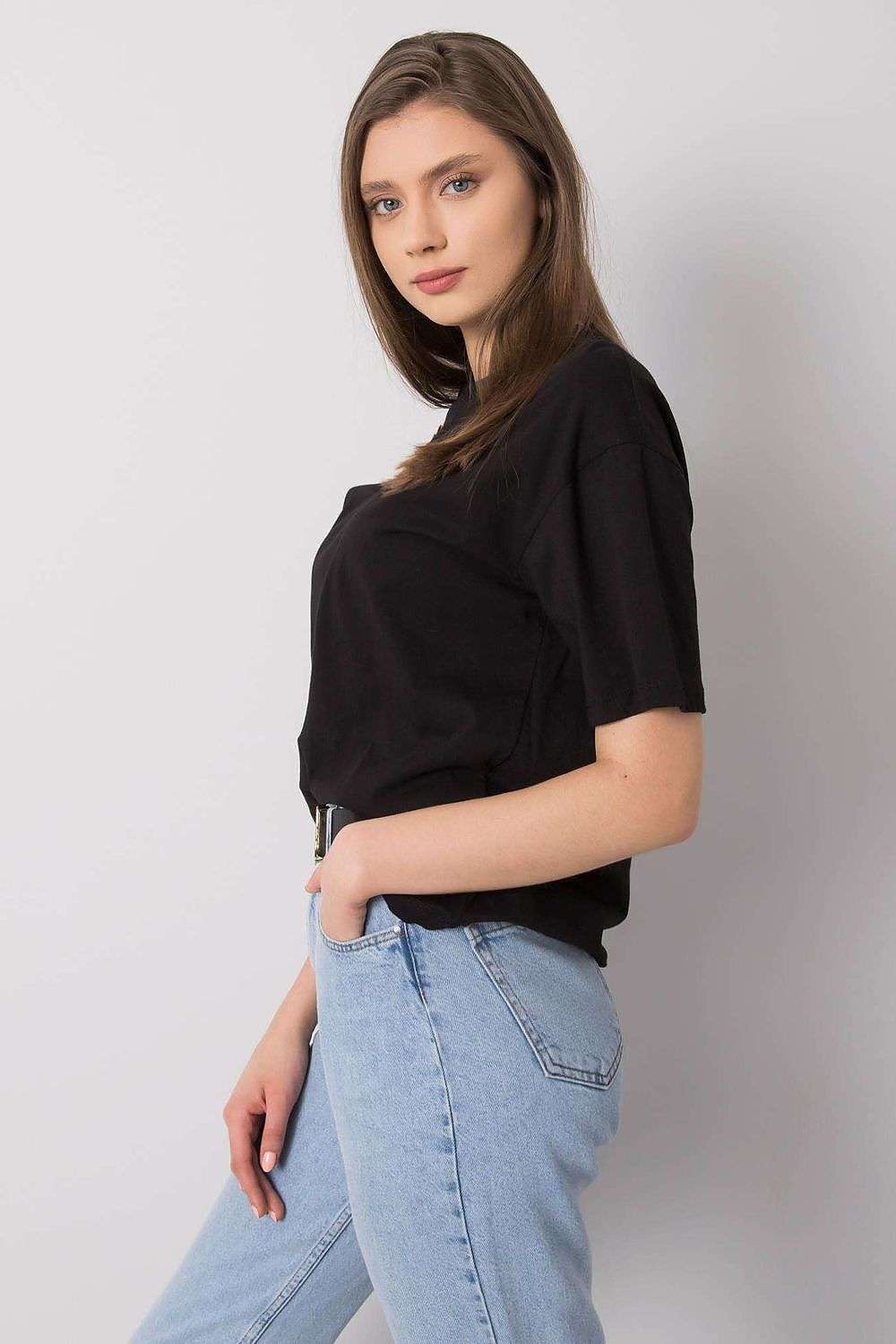 pink t-shirt for women, flowy & glamorous, rue paris fashion