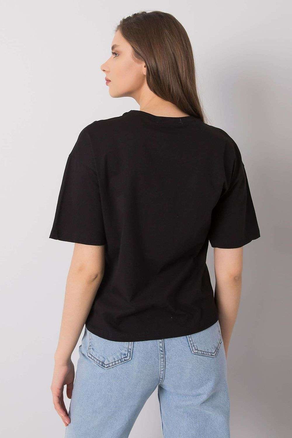 pink t-shirt for women, flowy & glamorous, rue paris fashion
