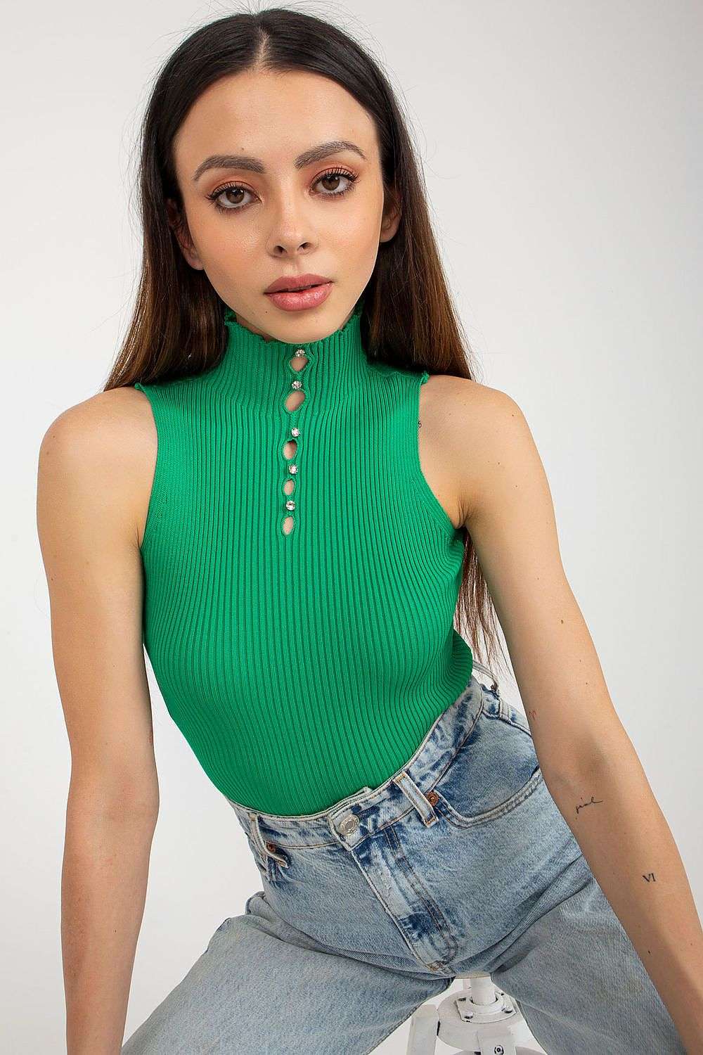 green blouse for women, bold & fresh, badu fashion