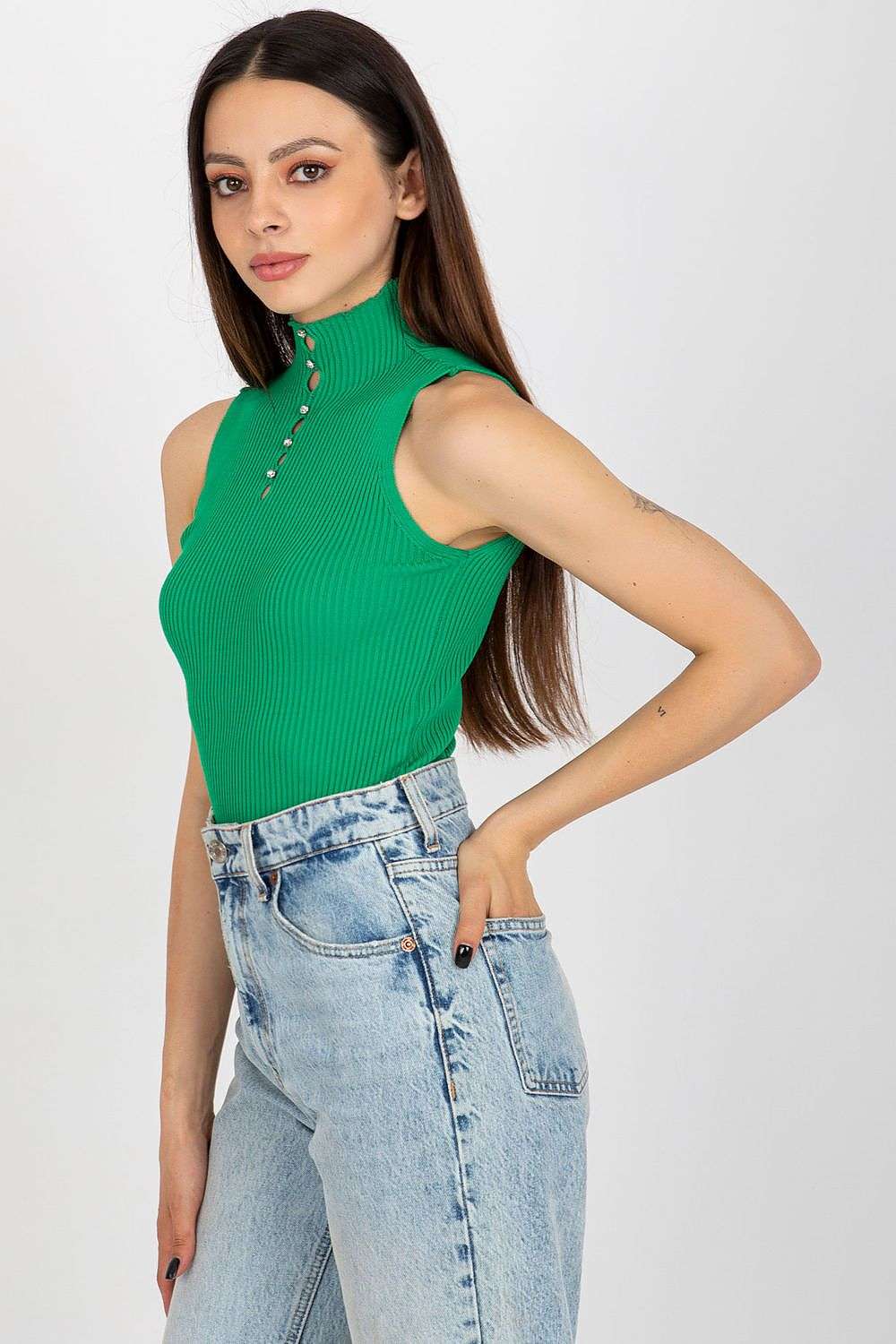 green blouse for women, bold & fresh, badu fashion