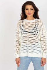 beige jumper for women, feminine & romantic, badu fashion