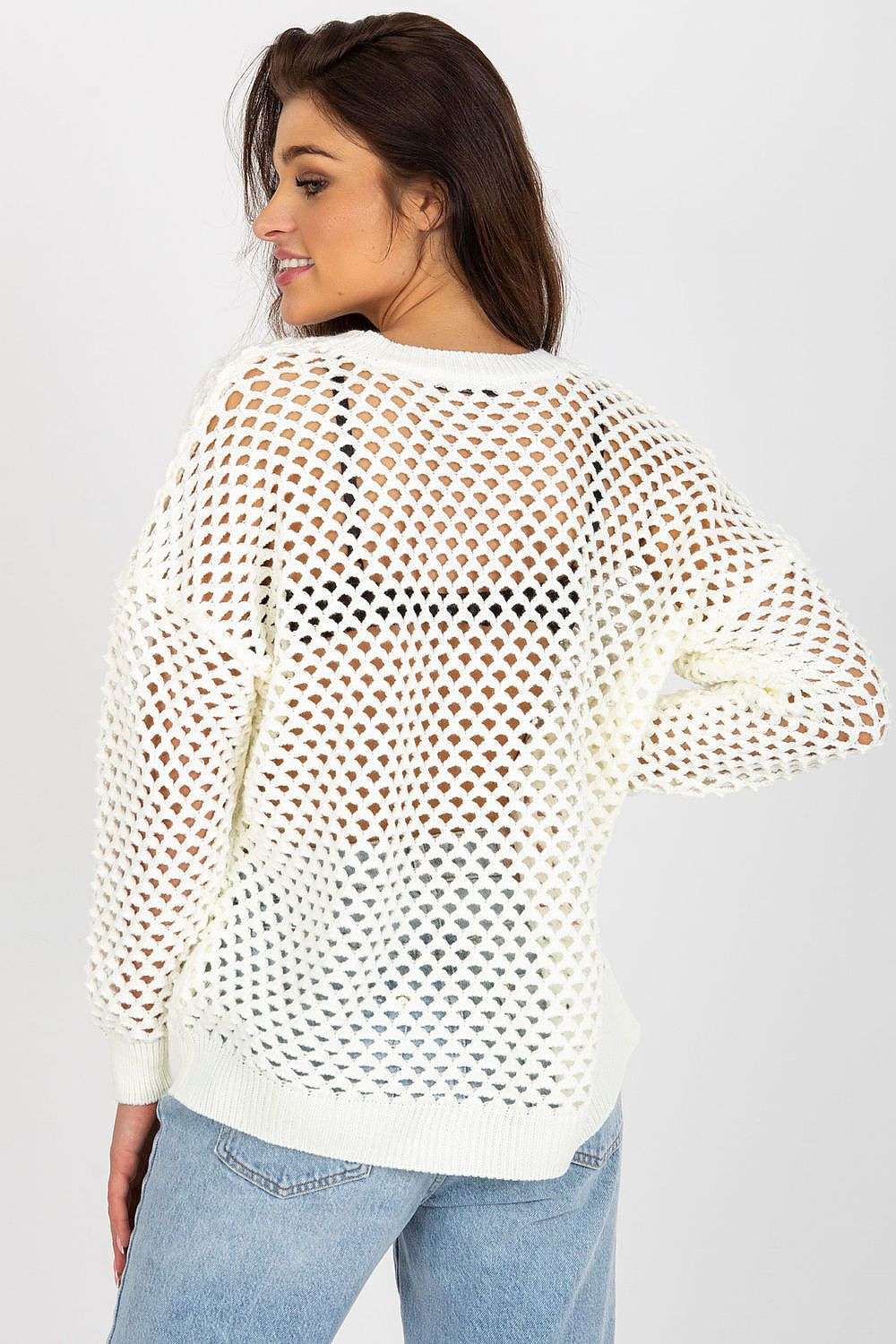 beige jumper for women, feminine & romantic, badu fashion