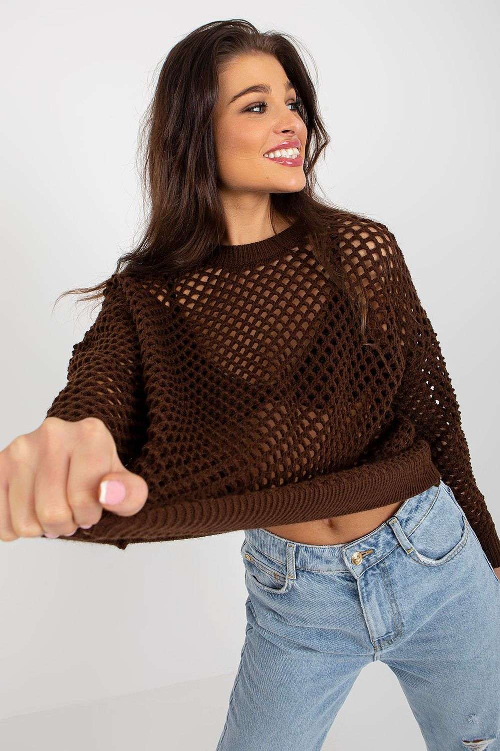 beige jumper for women, feminine & romantic, badu fashion