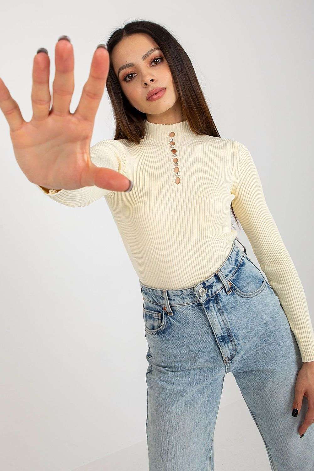 beige blouse for women, artistic & shimmering, badu fashion