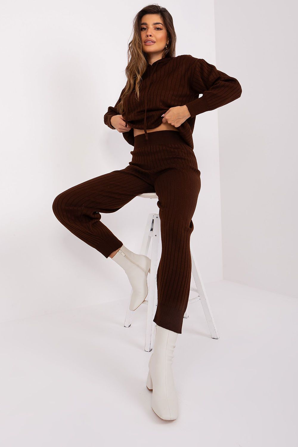 brown set for women, graceful & unique, badu fashion