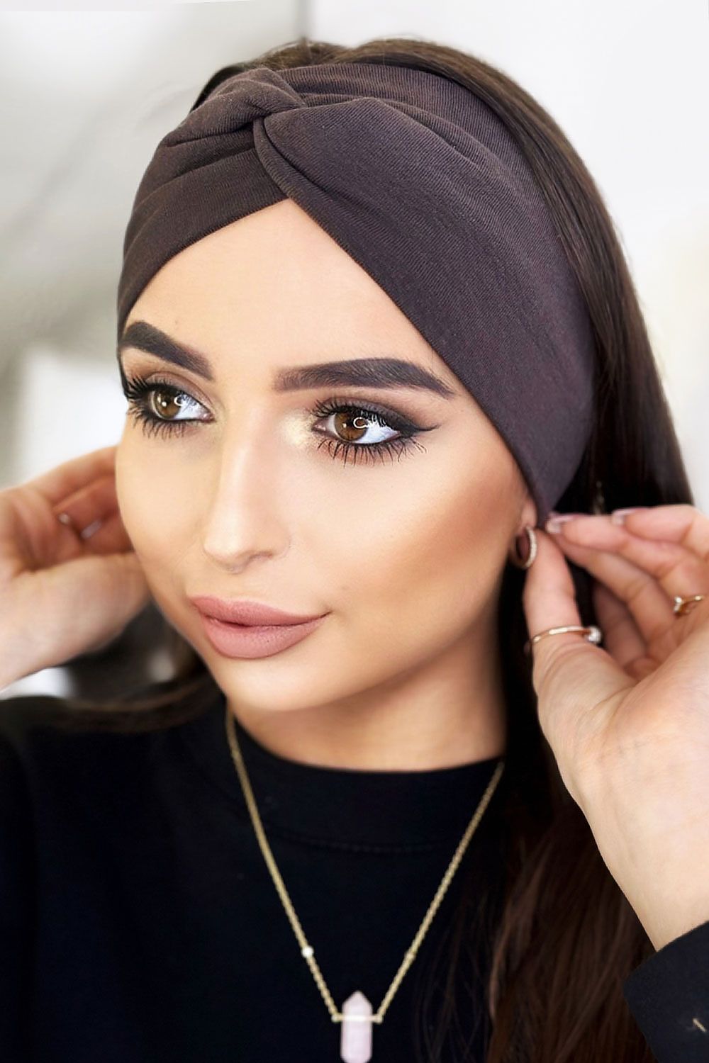 beige headband for women, timeless & sexy, ivon fashion