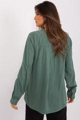 green blouse for women, breathable & functional, sublevel fashion