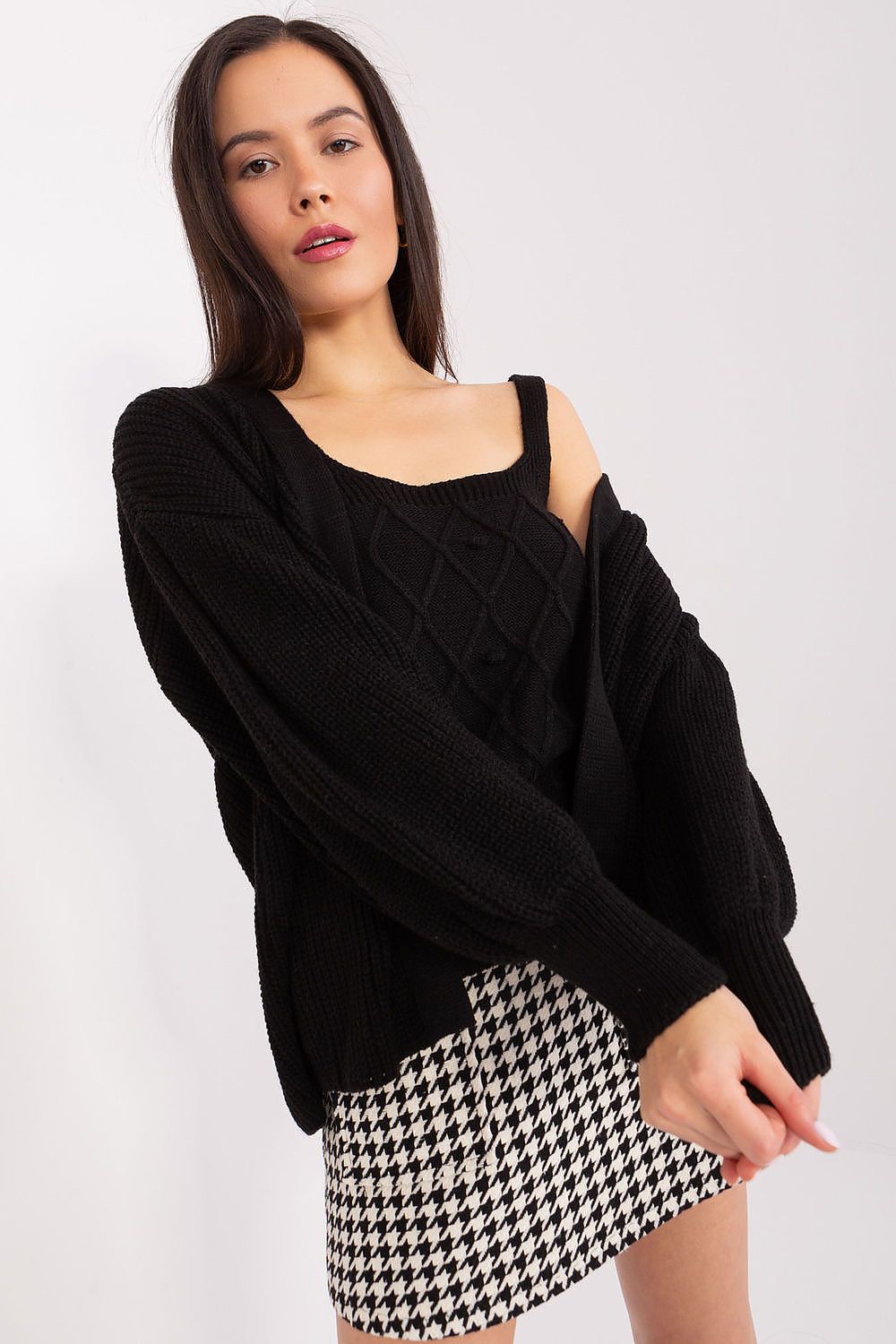 grey cardigan for women, sleek & edgy, badu fashion