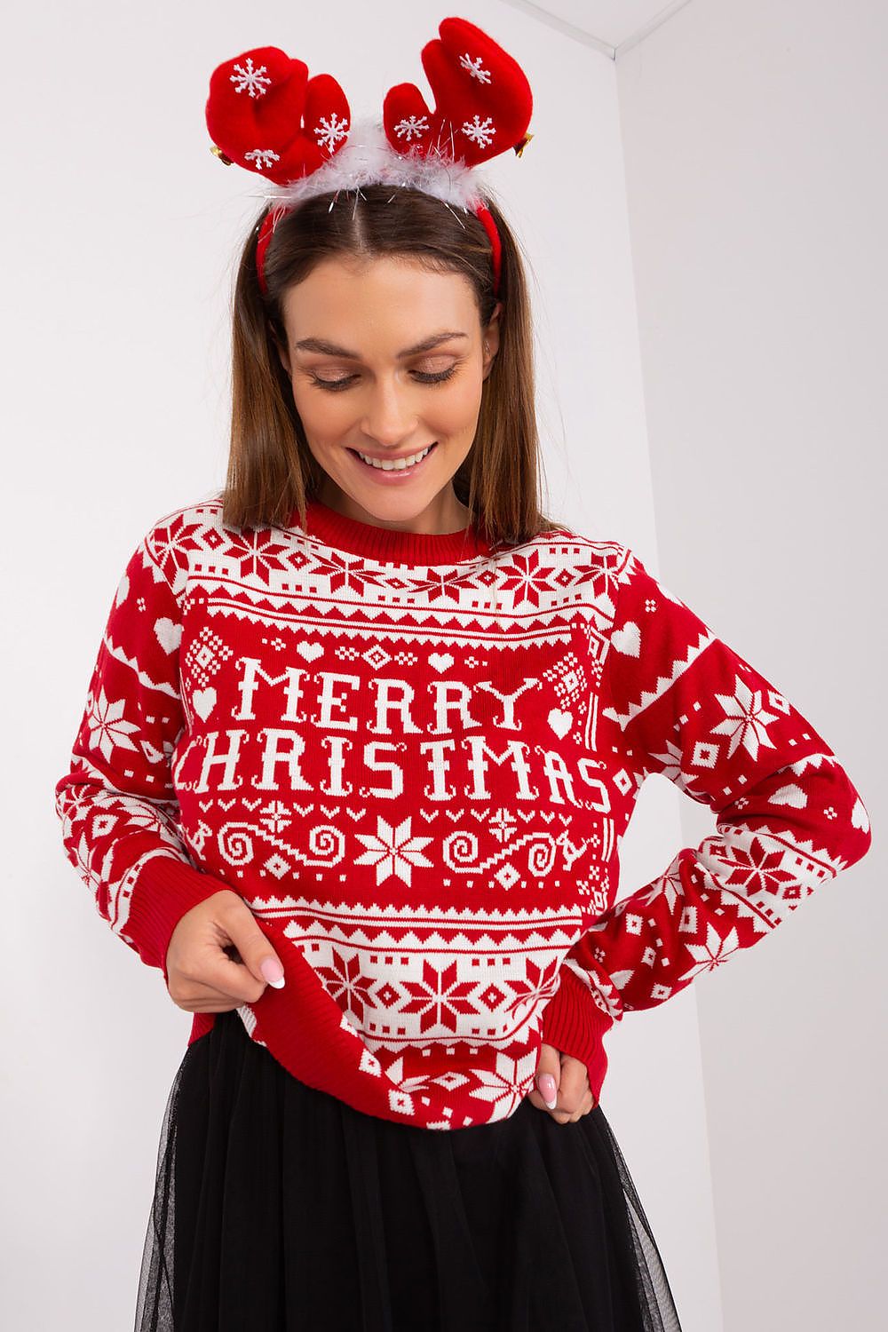 red jumper for women, eye-catching & subtle, sublevel fashion
