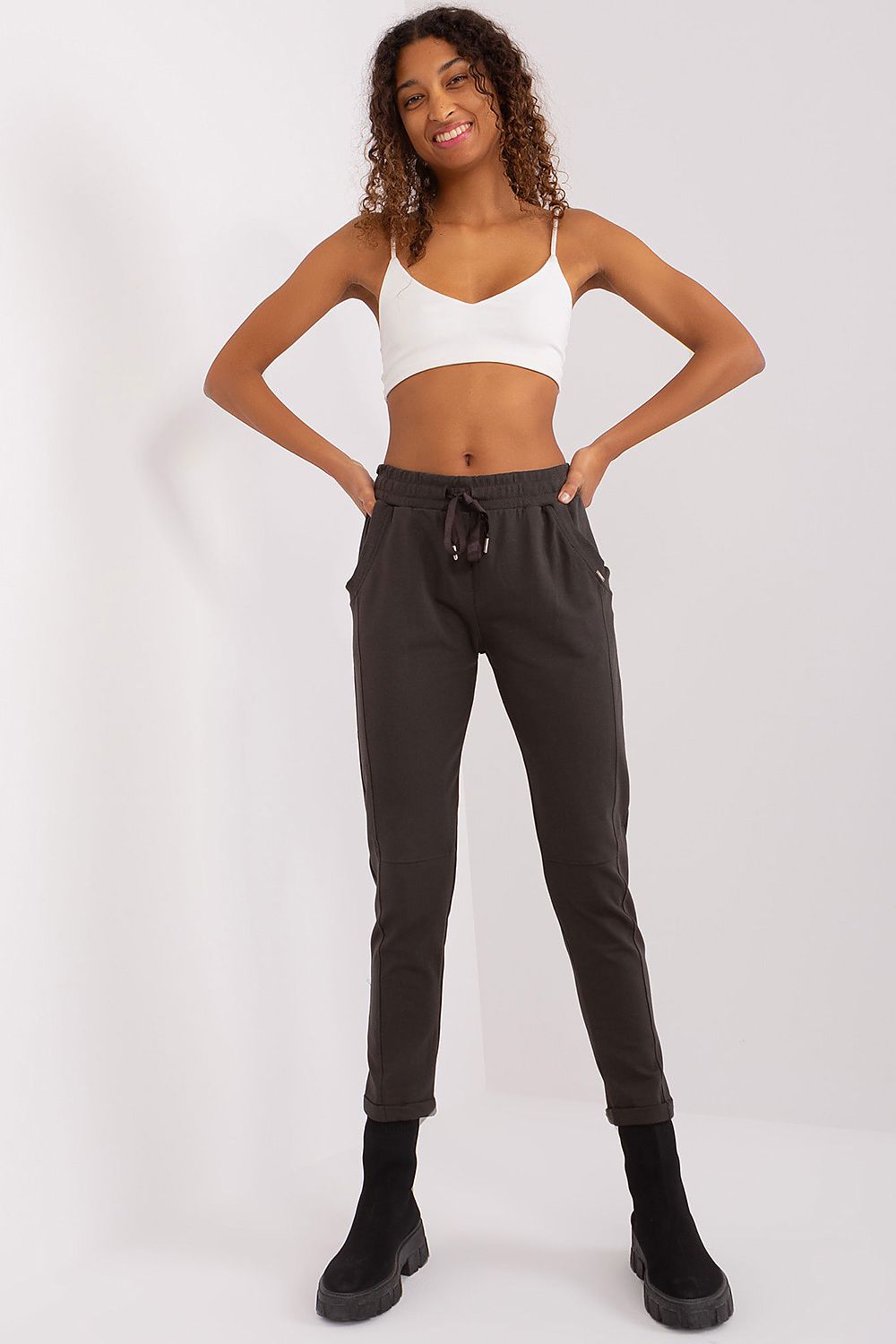 blue tracksuit trousers for women, sophisticated & flattering, relevance fashion