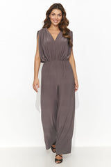 brown suit for women, romantic & flowing, numinou fashion