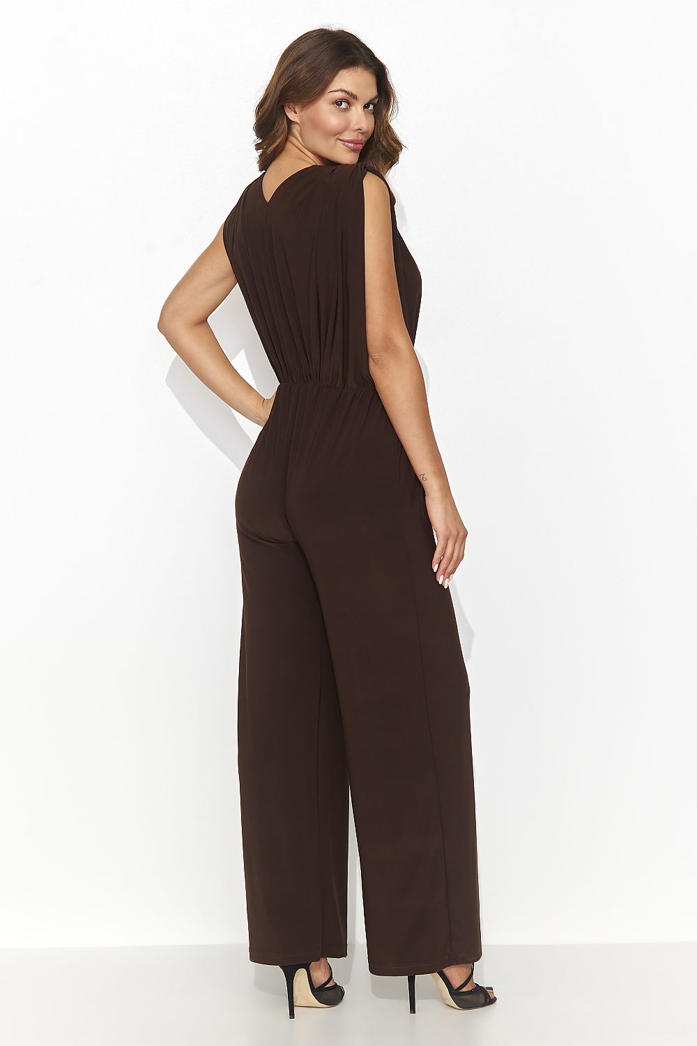 brown suit for women, romantic & flowing, numinou fashion