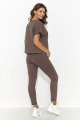 beige set for women, cool & subtle, numinou fashion