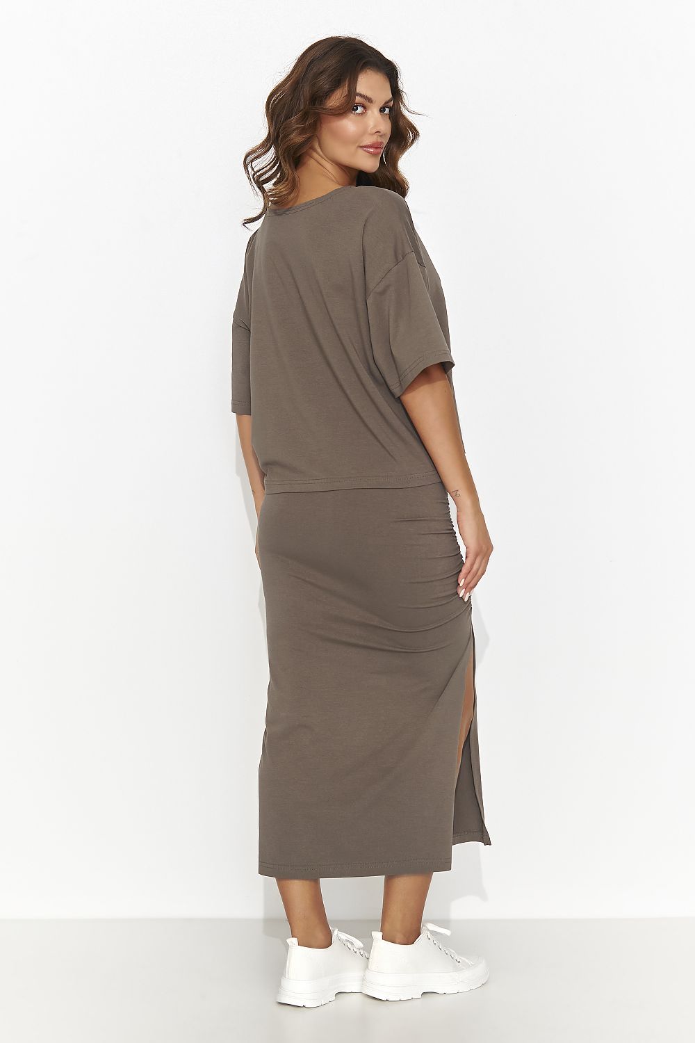 brown set for women, romantic & graceful, numinou fashion