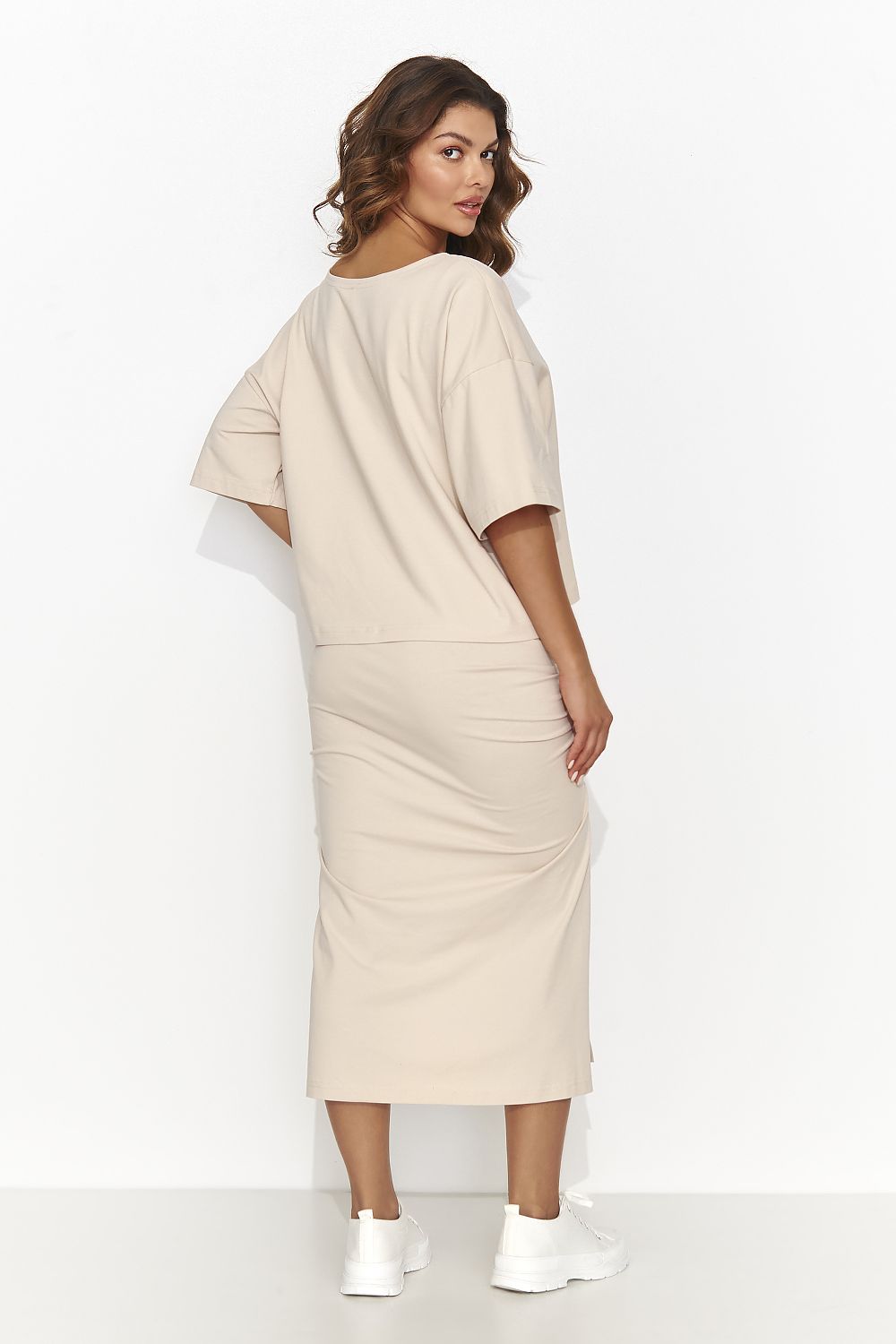 brown set for women, romantic & graceful, numinou fashion