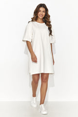 beige daydress for women, adjective pair, numinou fashion