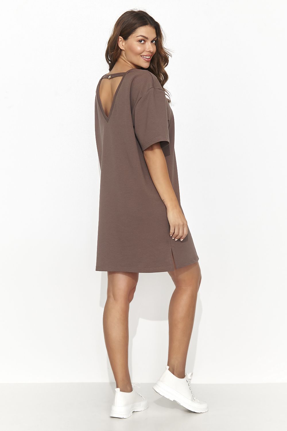 beige daydress for women, adjective pair, numinou fashion