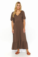 blue daydress  for women , formal & functional, makadamia fashion