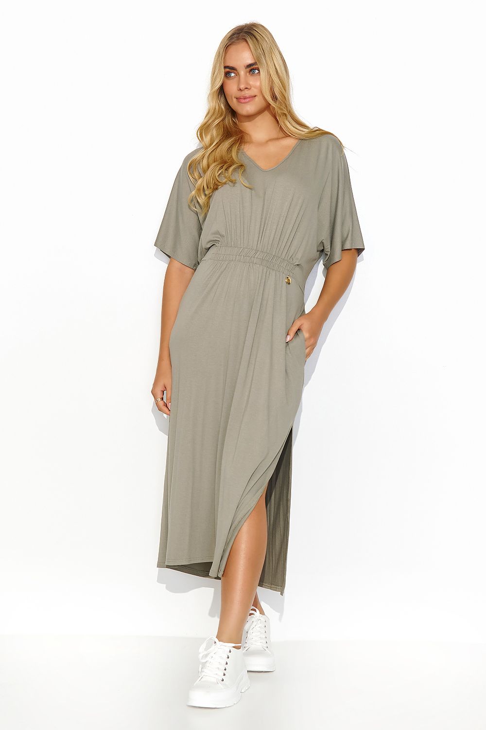 brown daydress  for women , soft & cozy, makadamia fashion