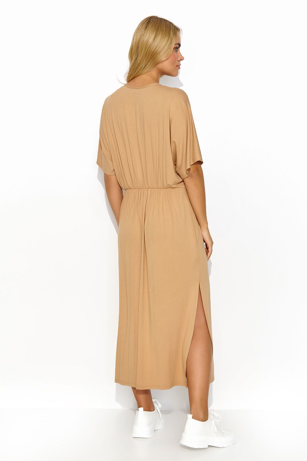 brown daydress  for women , soft & cozy, makadamia fashion